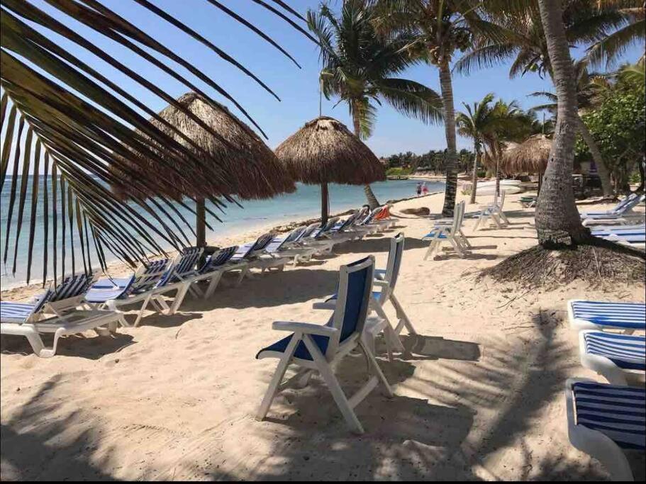 Beachfront Akumal Half Moon Bay Экстерьер фото